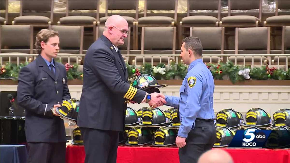 Oklahoma City fire recruits celebrate graduation - KOCO