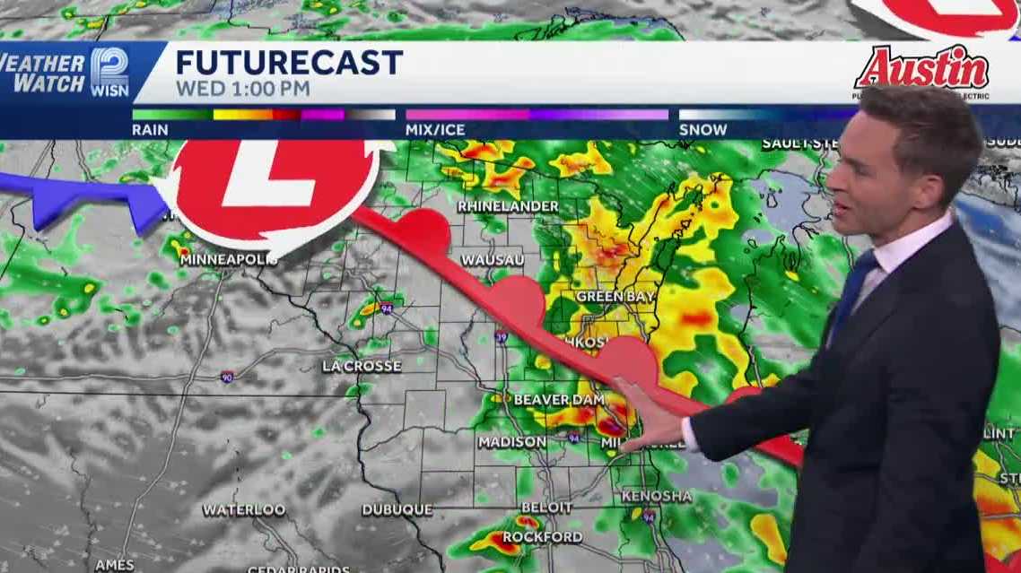Tracking midweek storm chances across southeast Wisconsin