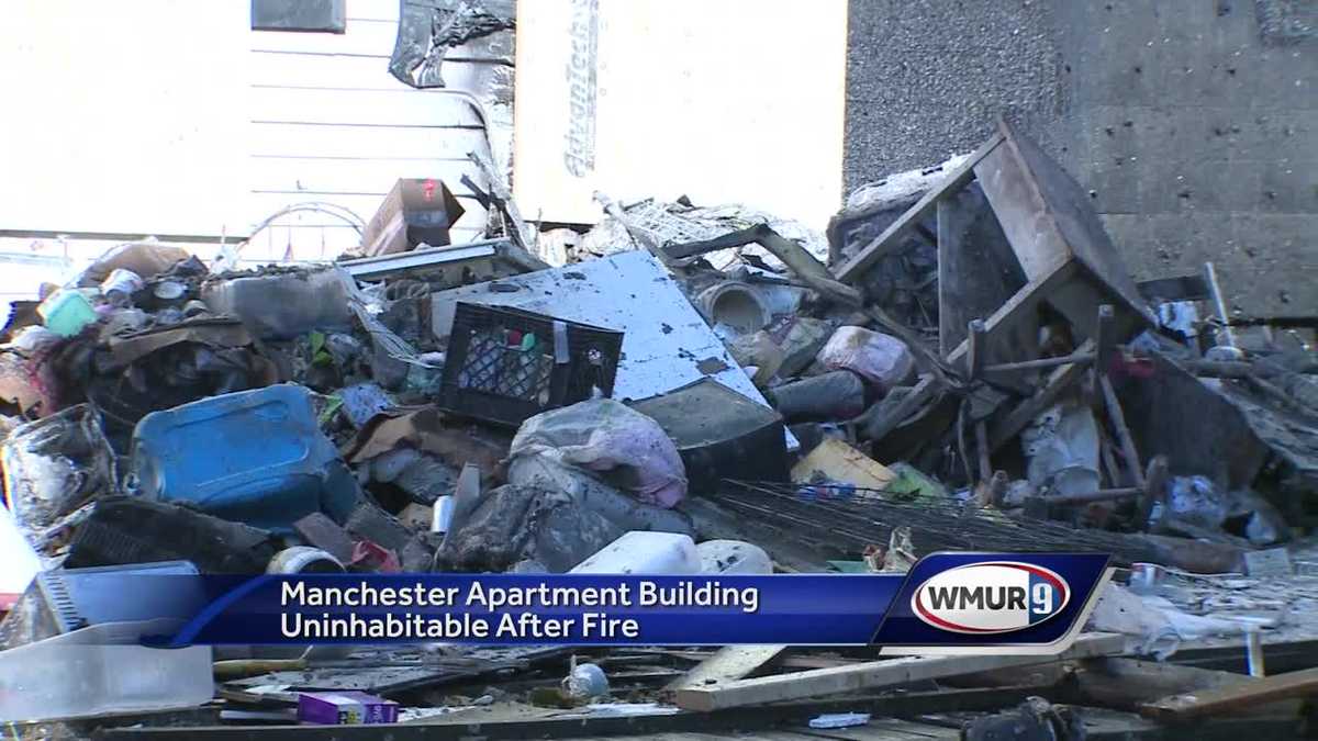 Apartment building uninhabitable after Manchester fire