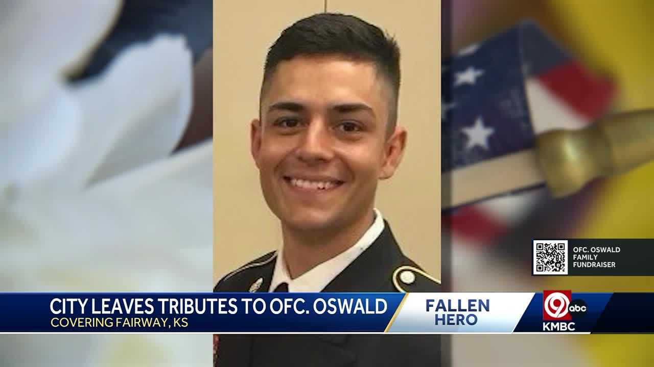 Fairway Community Leaves Tributes To Officer Jonah Oswald