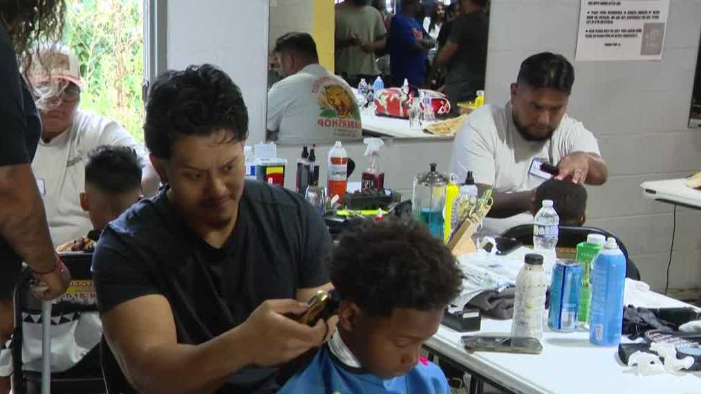 Des Moines nonprofit helps kids prepare for school with free haircuts and supplies
