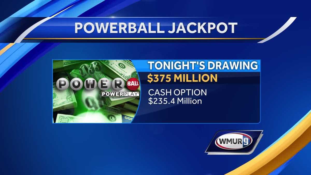 Powerball jackpot set at 375 million