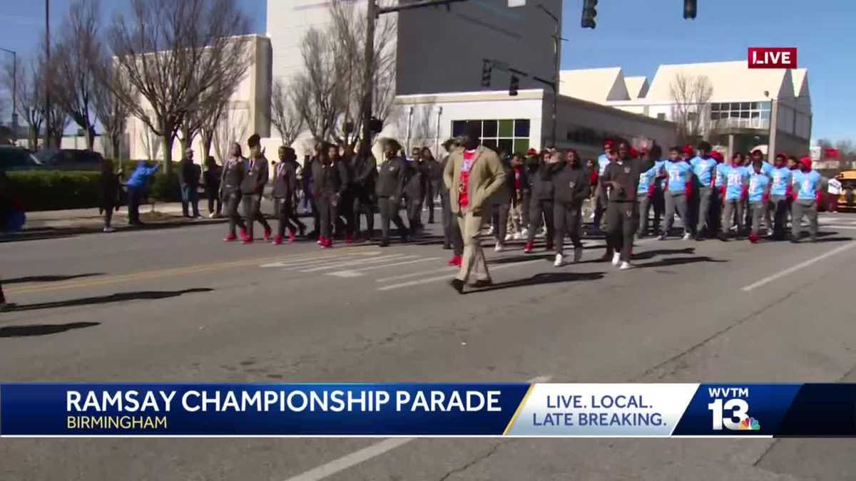 Parade to celebrate Ramsay Rams football state championship win