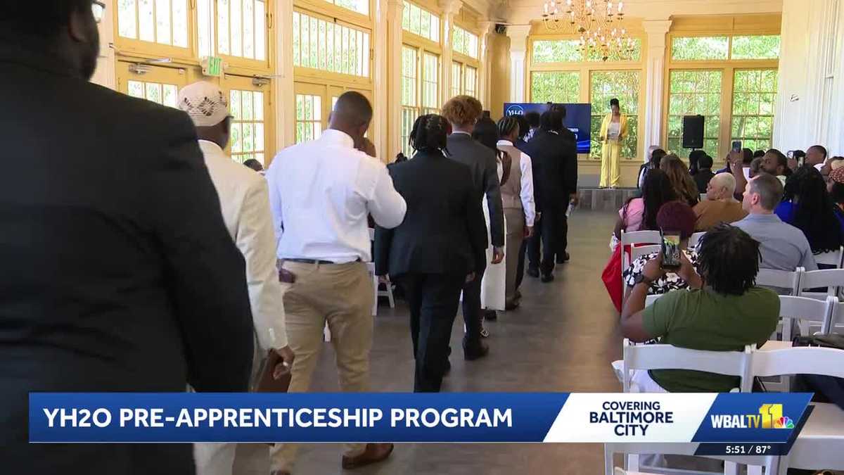 Baltimore water pre-apprenticeship program graduates 15