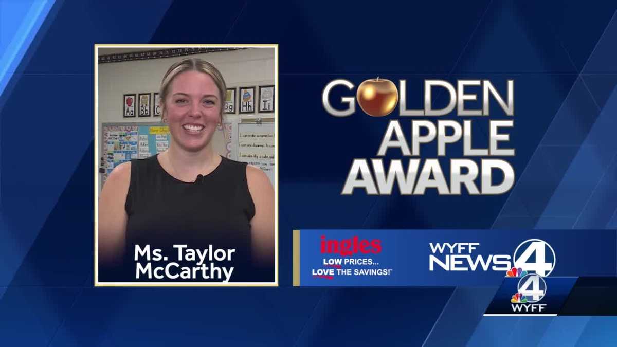 Golden Apple Award Winner: Ms. Taylor McCarthy