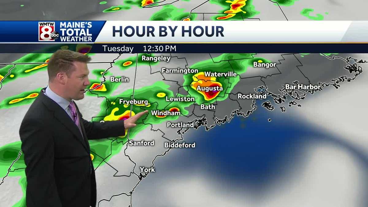 Storms with damaging winds and heavy rain to hit Maine