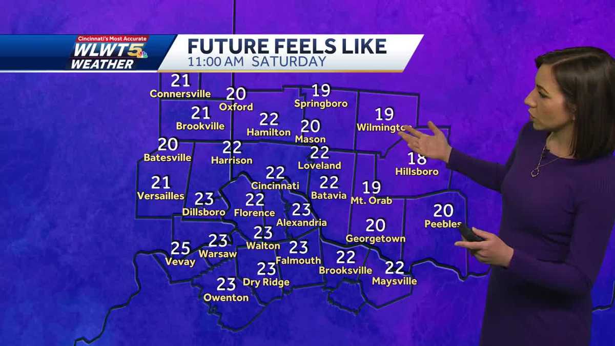 Chilly and breezy Saturday