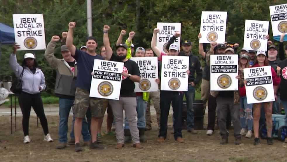'Very dangerous job': Duquesne Light workers strike for better pay, safety