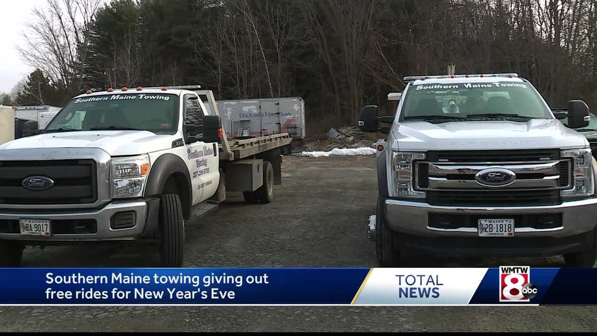 Southern Maine Towing offering free rides on New Year's Eve