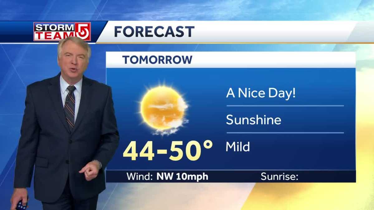 Video: Mild temperatures, sunshine to start weekend
