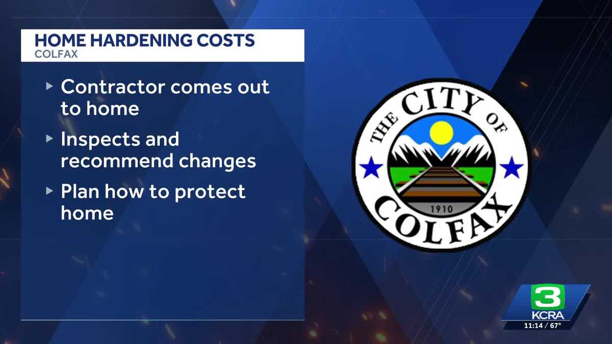 Colfax homeowners can get 90% of fire protection costs covered