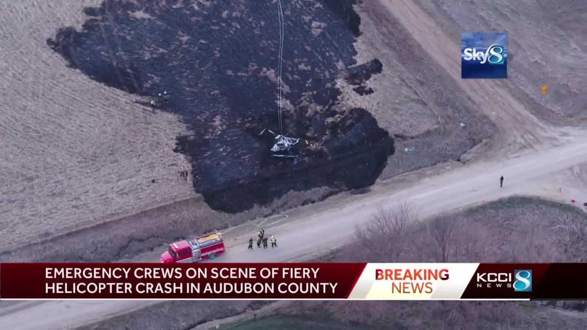 Authorities identify two victims of deadly Audubon County helicopter crash