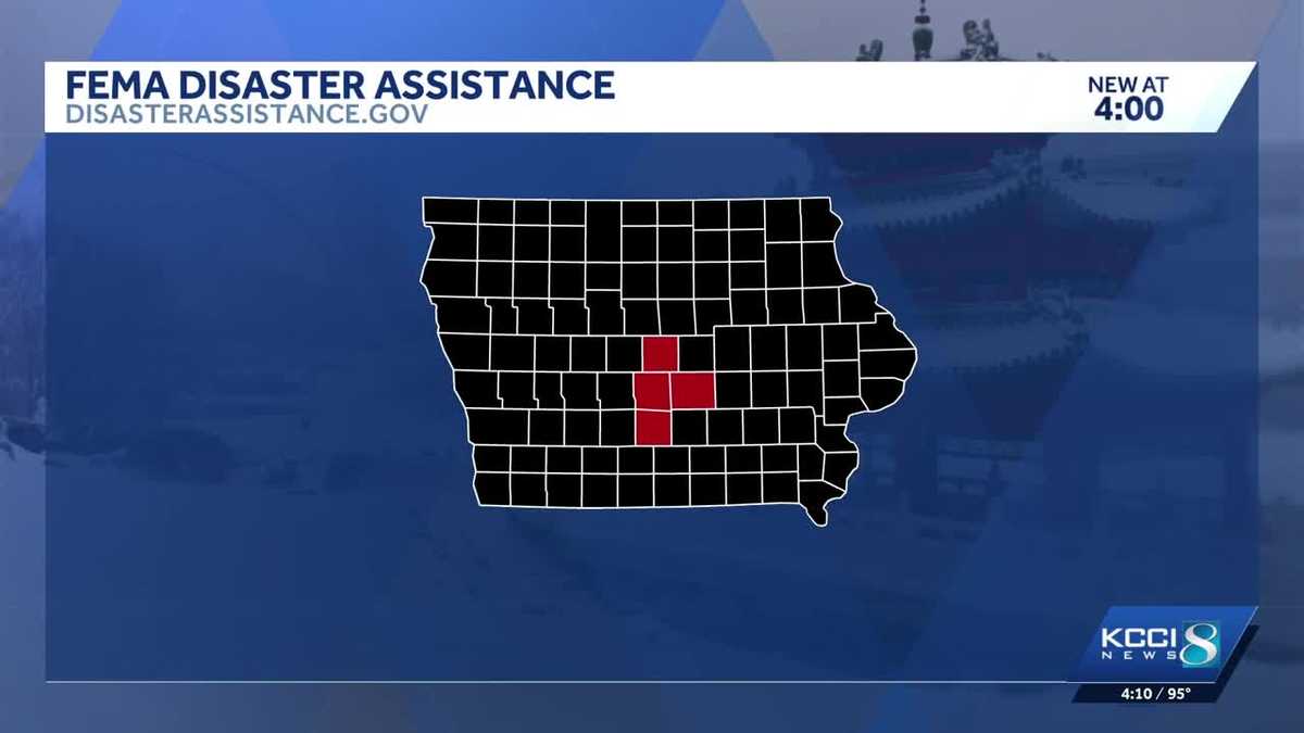 Federal disaster aid is now available for Iowans recovering from July 4 storms