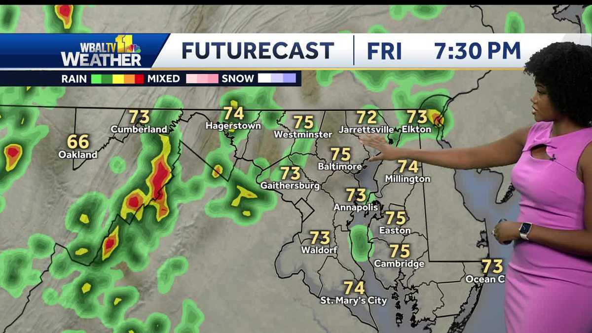 Wet conditions continue, warmer temps for the weekend