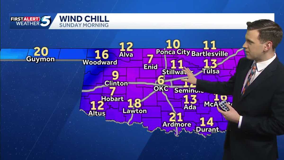 TIMELINE: Bitter cold grips Oklahoma with single-digit temperatures, warmup coming