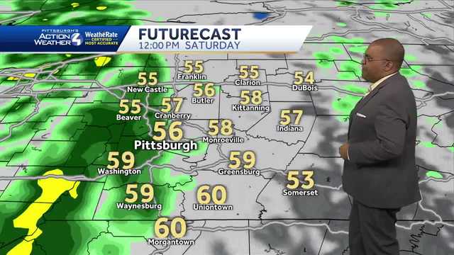 Strong winds, heavy rain for Western Pennsylvania Thursday evening