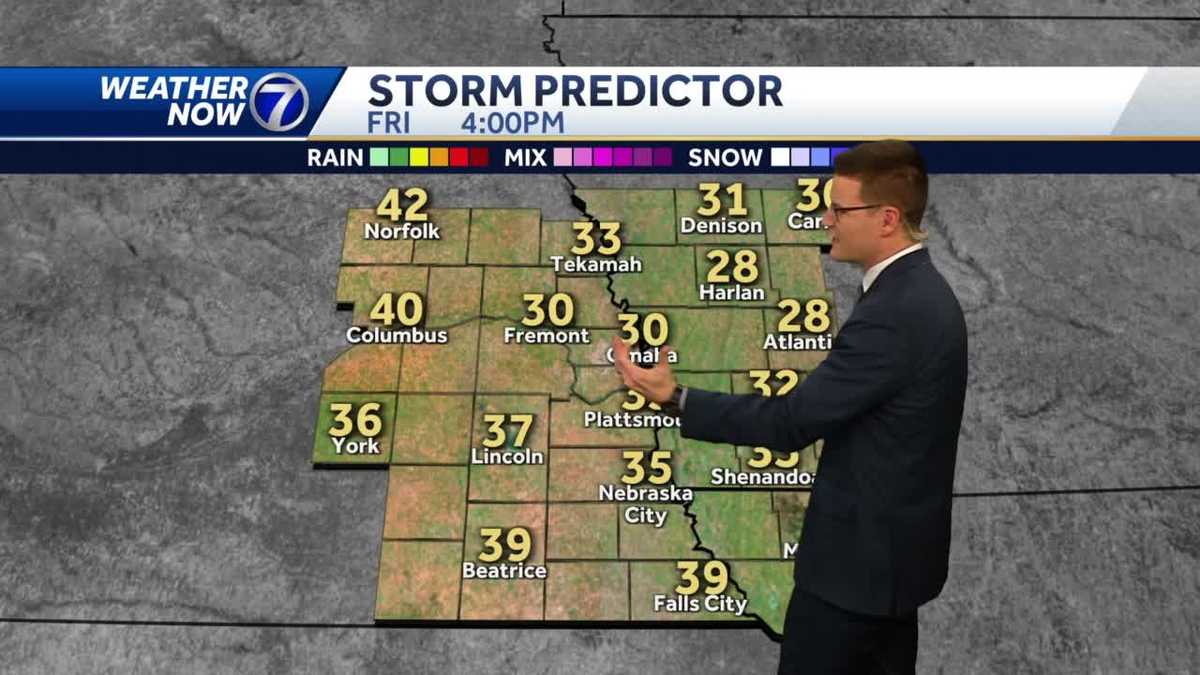 Omaha morning weather forecast for Friday, February 17