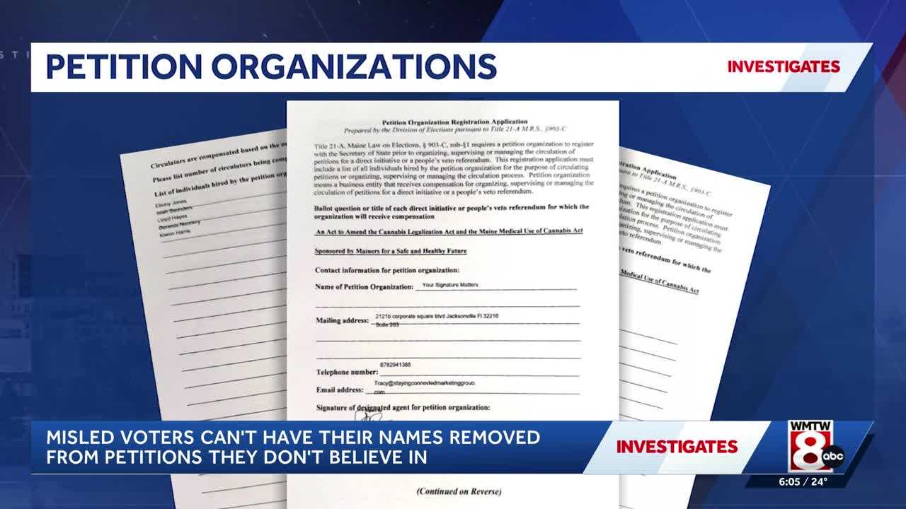 wmtw.com - Norah Hogan - Ask 8 Investigates: What happens if you unwittingly signed a petition to end recreational cannabis?