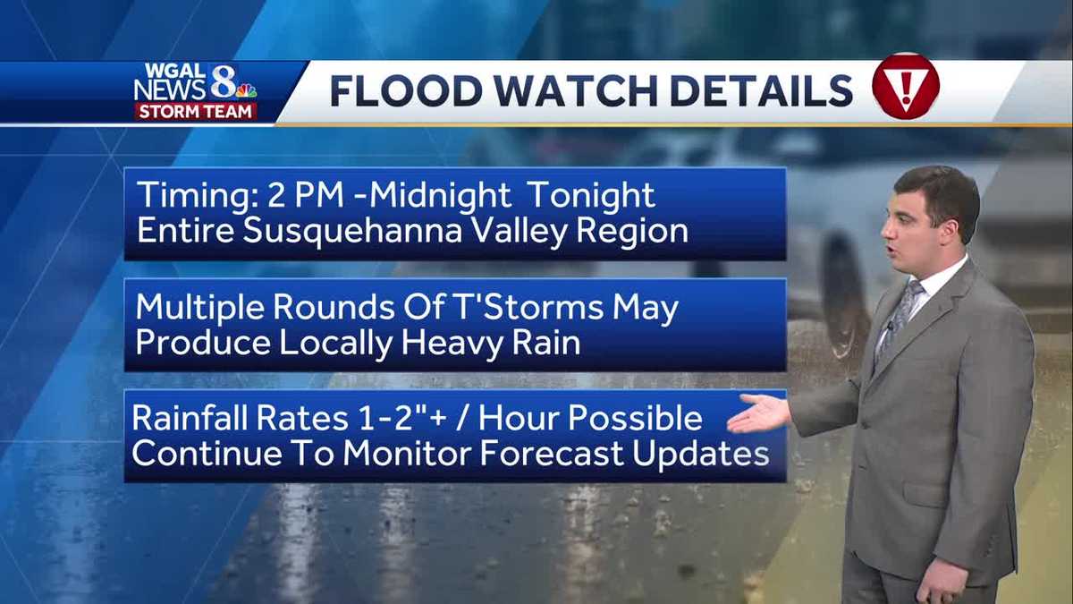 ALERT: Flood Watch Issued; Scattered Storms & Flash Flooding Possible ...