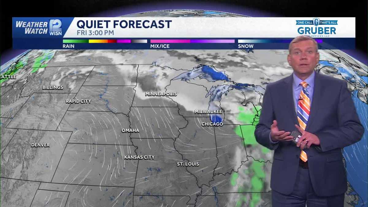 Quieter and warmer weather for SE Wisconsin