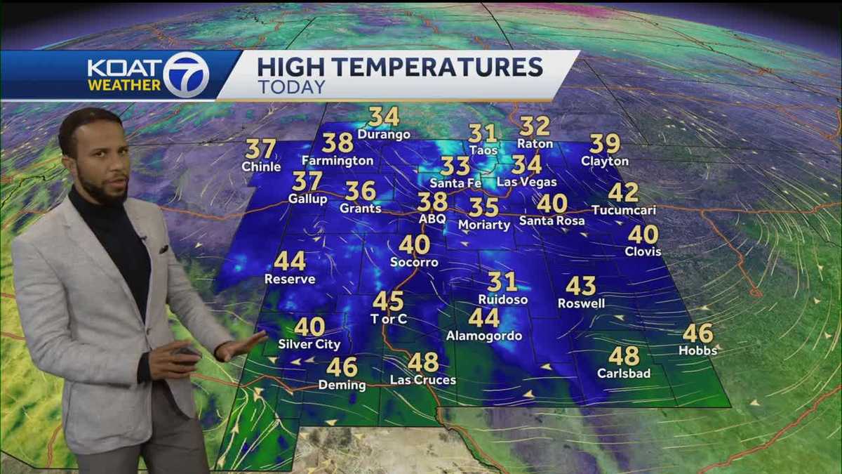 Corey KOAT 7 Weather Forecast for January 12 2025