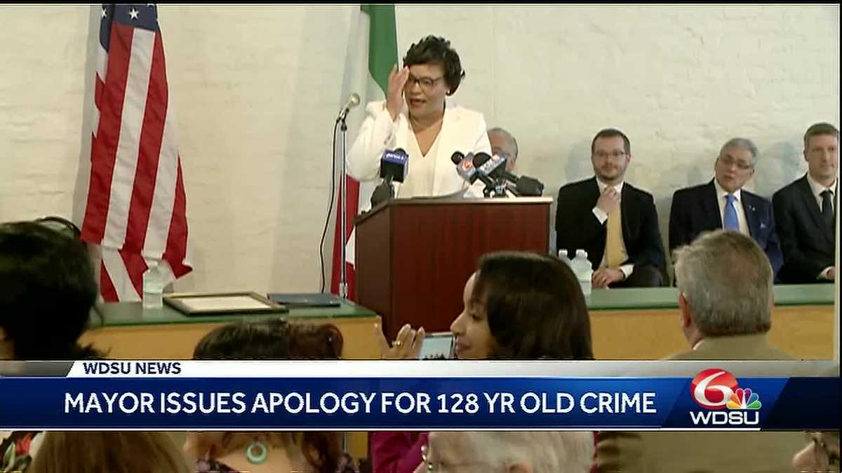 City of New Orleans issues apology for 100yearold crime