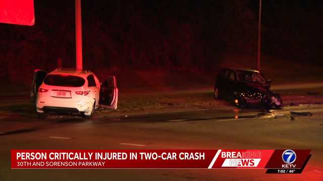 One person hurt after overnight crash