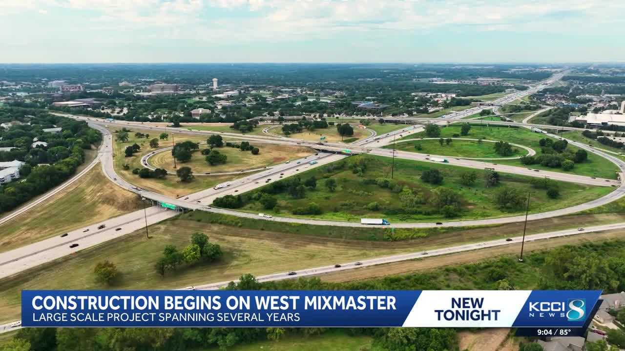 kcci.com - Todd Magel - Construction begins on $146 million Southwest Mixmaster project in West Des Moines