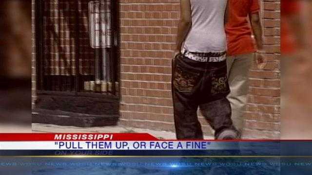 Sagging pants now a crime of fashion