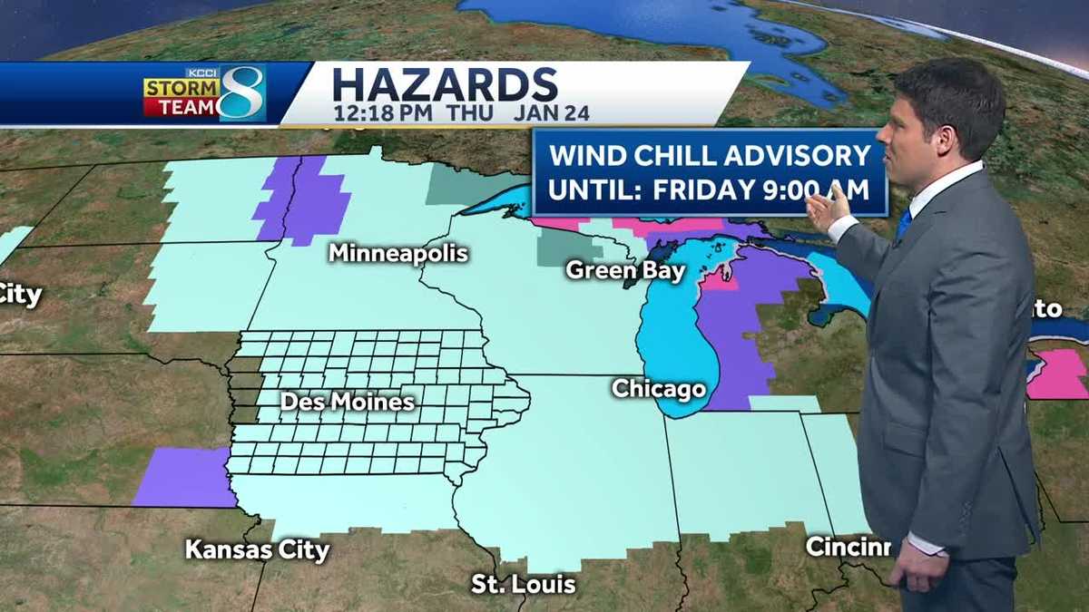 Coldest temperatures of the season on the way