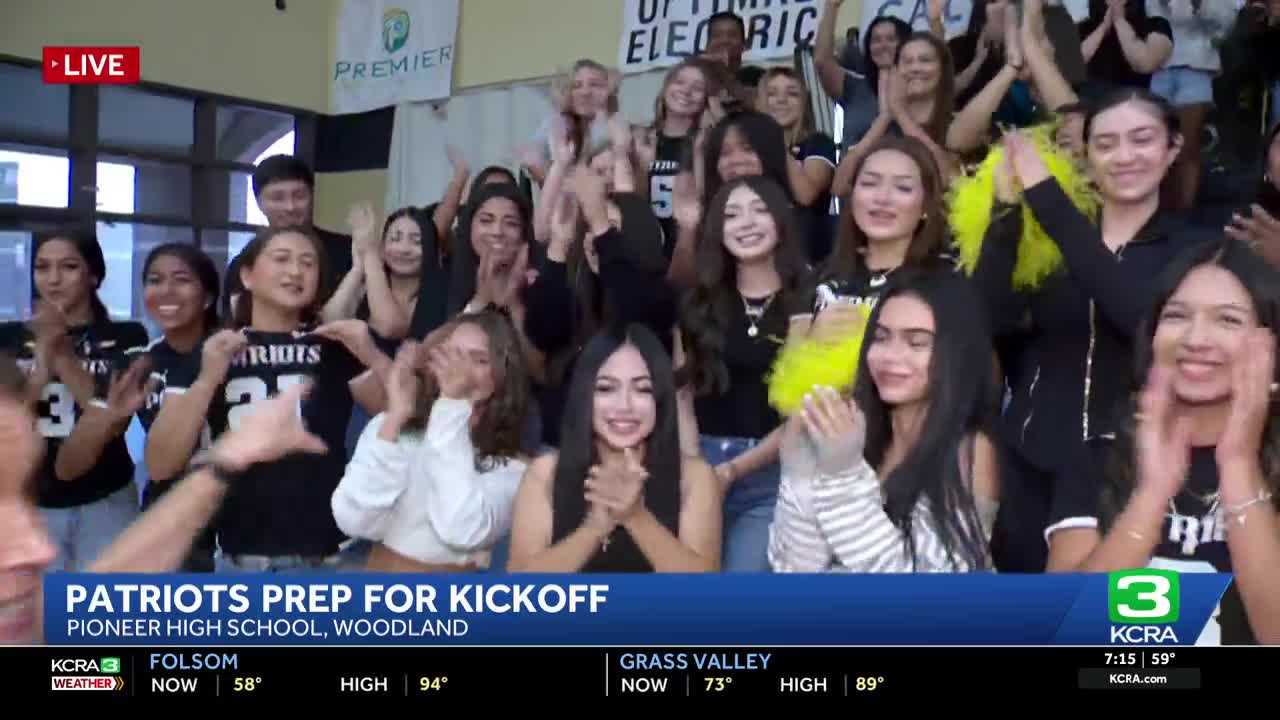 Pioneer High School in Woodland is ready for Friday's football match