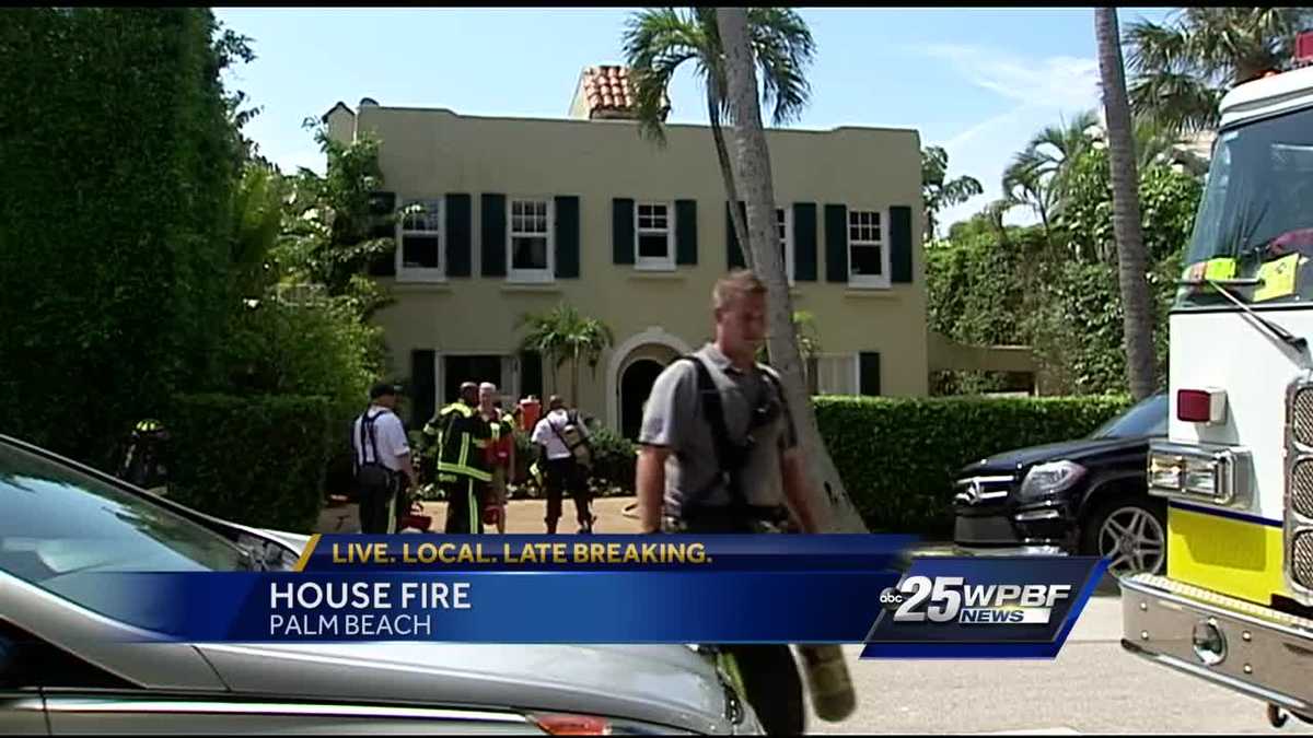 House fire on Palm Beach