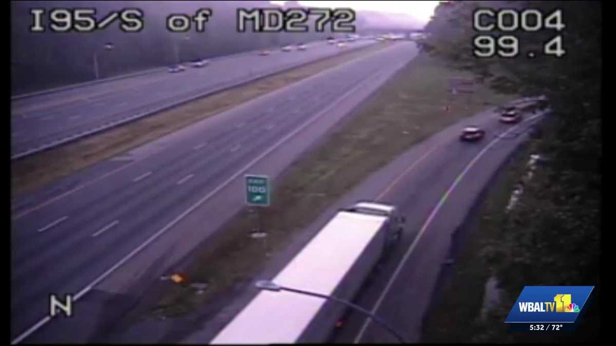 Northbound I-95 shut down due to crash in Cecil County