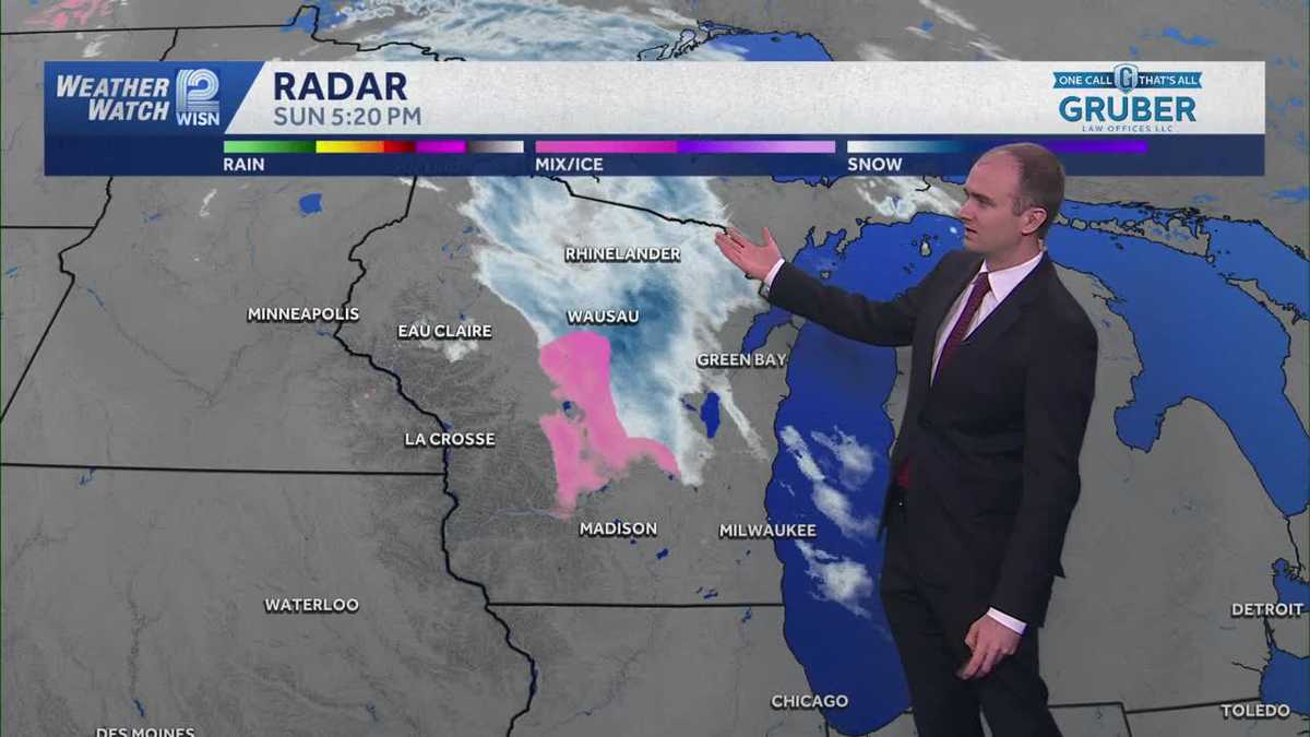Weather: Wintry Mix To Warm Up