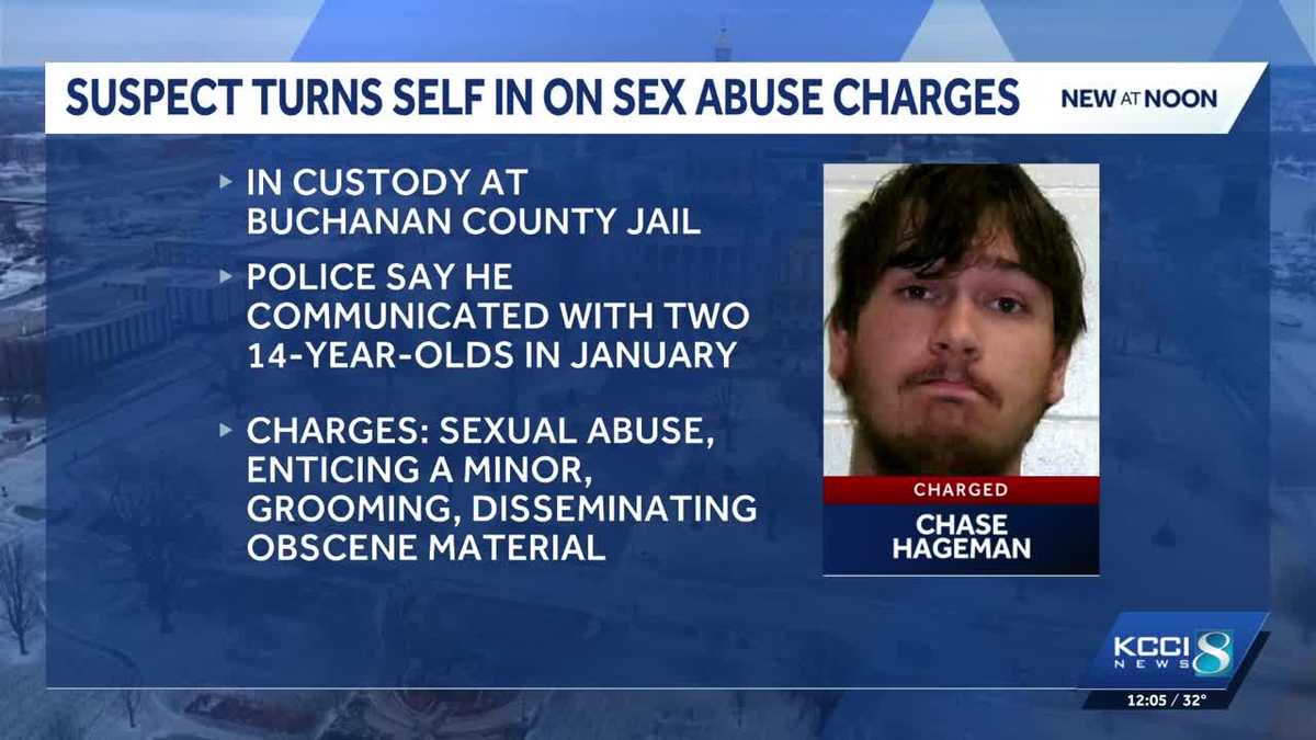 Iowa man turns himself in on sexual abuse charges - KCCI