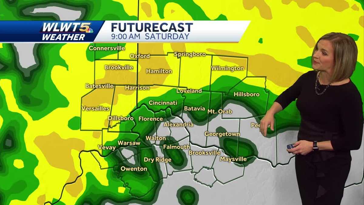 Storms and 60s this weekend