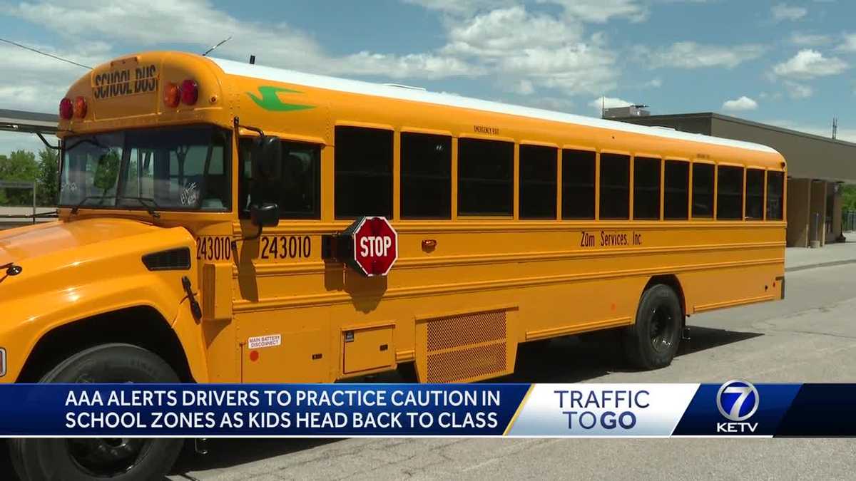 School is back in session prompting AAA to remind drivers to slow down ...