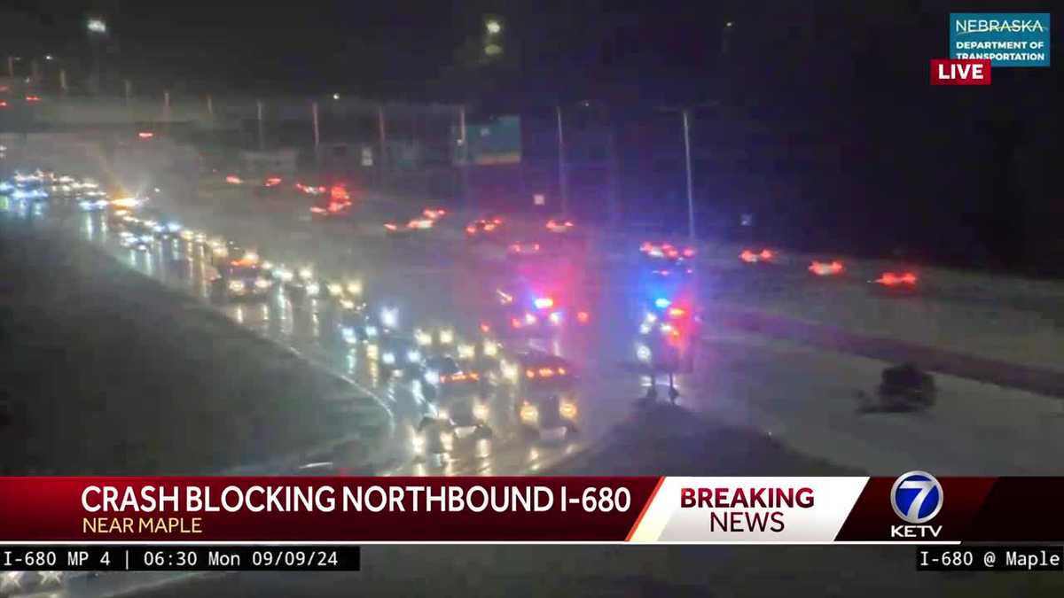 All lanes of NB I-680 near Maple Street closed after accident