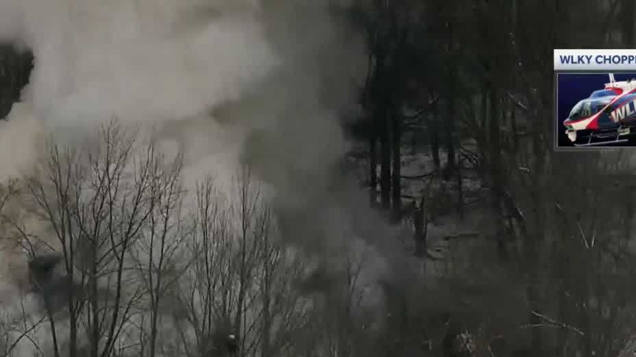 Fire crews put out large blaze at home in Prospect