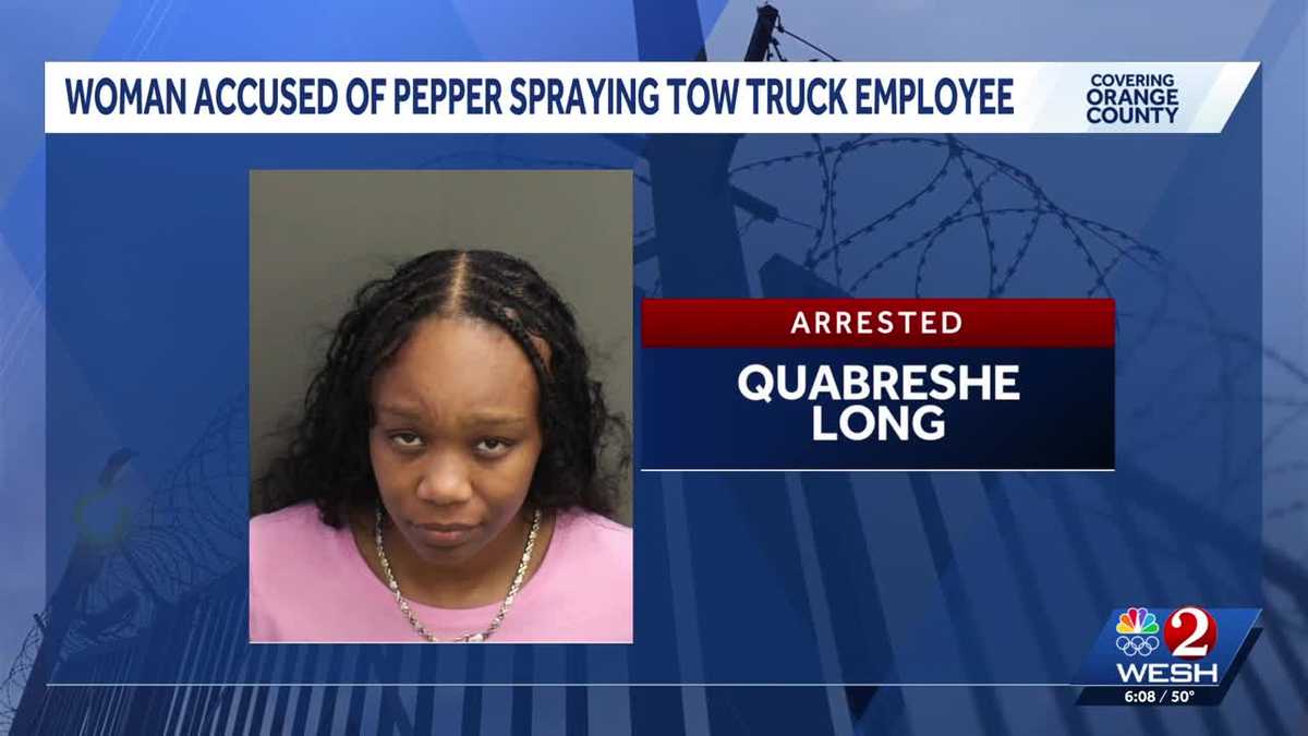 Florida woman pepper sprays towing company employee, steals vehicle with $49K inside