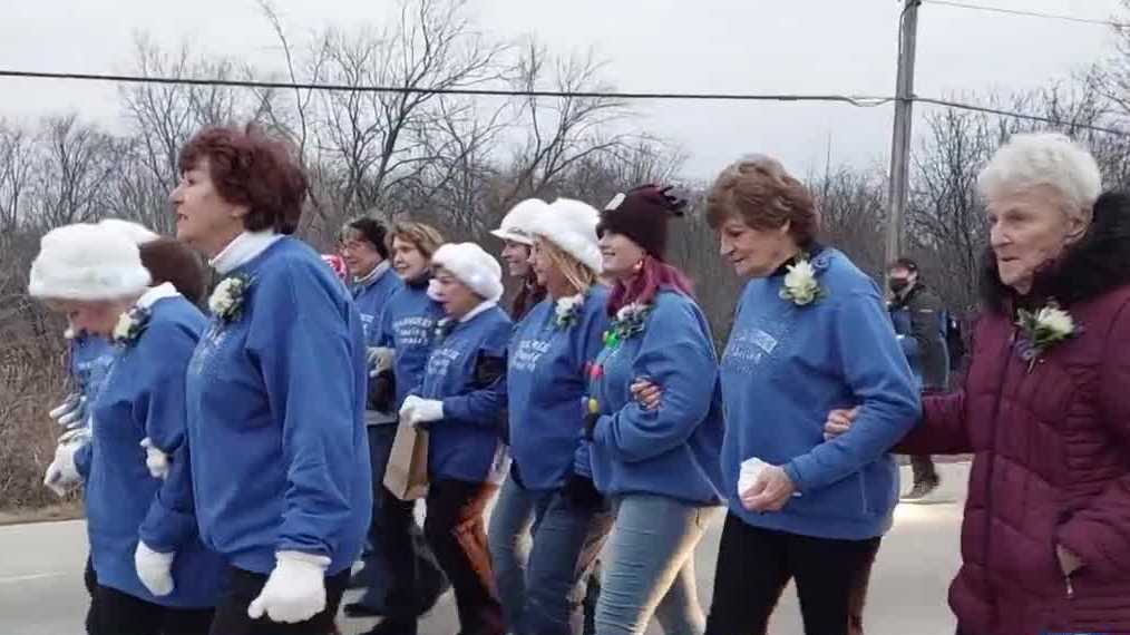 Dancing Grannies make first parade appearance since members were killed