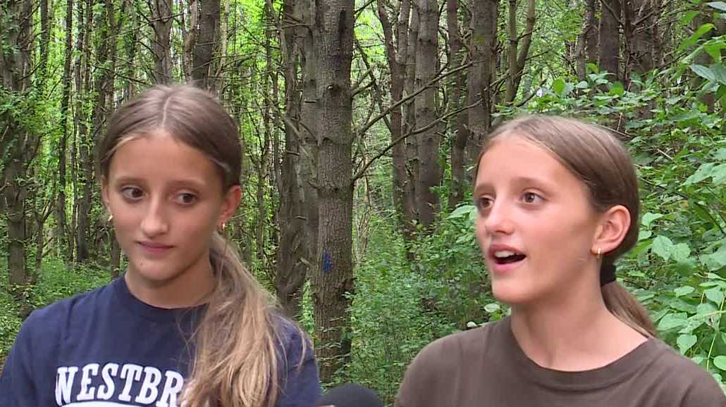 Westbrook Girl Scouts work to build new home cross-country course