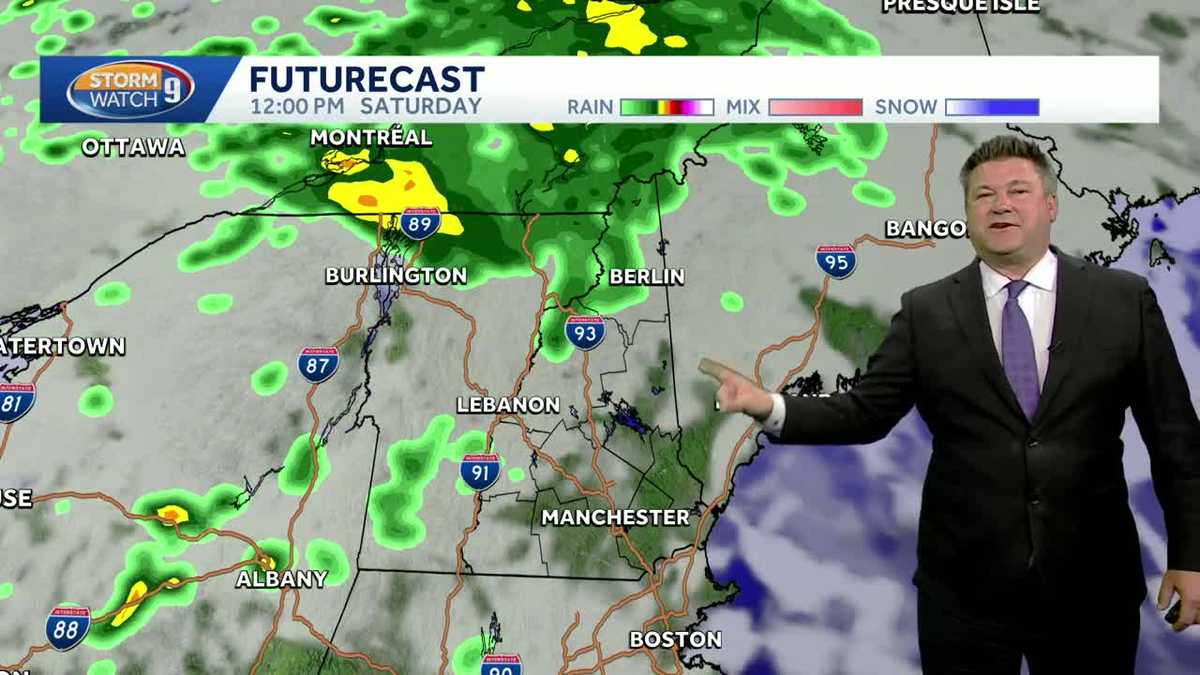 NH forecast video: Warm day followed by weekend storms