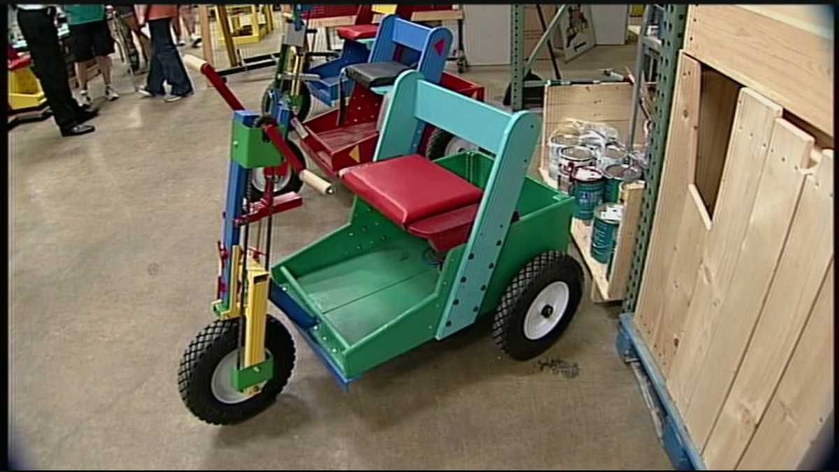 Pennsylvania group crafting colorful carts for the disabled