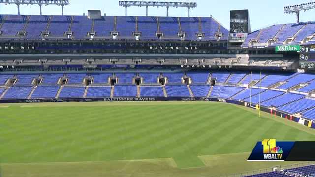 WBAL-TV 11 Baltimore on X: The @Ravens illuminated M&T Bank Stadium in  @BuffaloBills colors for @HamlinIsland, who remains in critical condition  after suffering cardiac arrest during a game >>    /