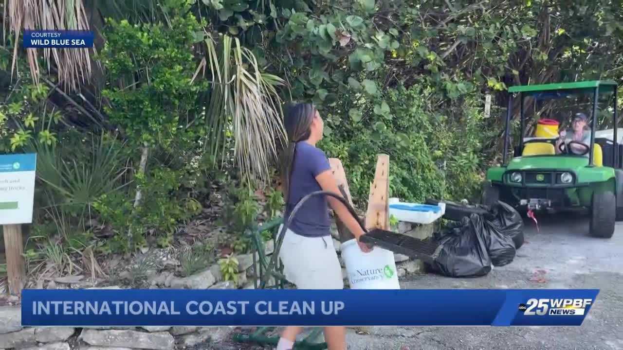 Martin County participates in International Coastal Cleanup