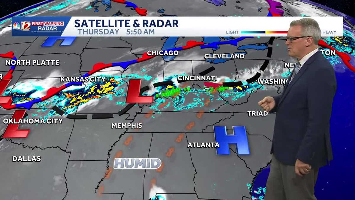 Hotter Thursday weather in the Triad | Summer storms will soon return