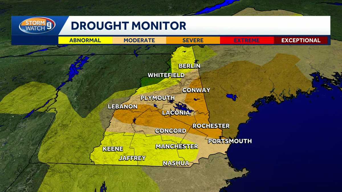 Drought conditions improve in New Hampshire