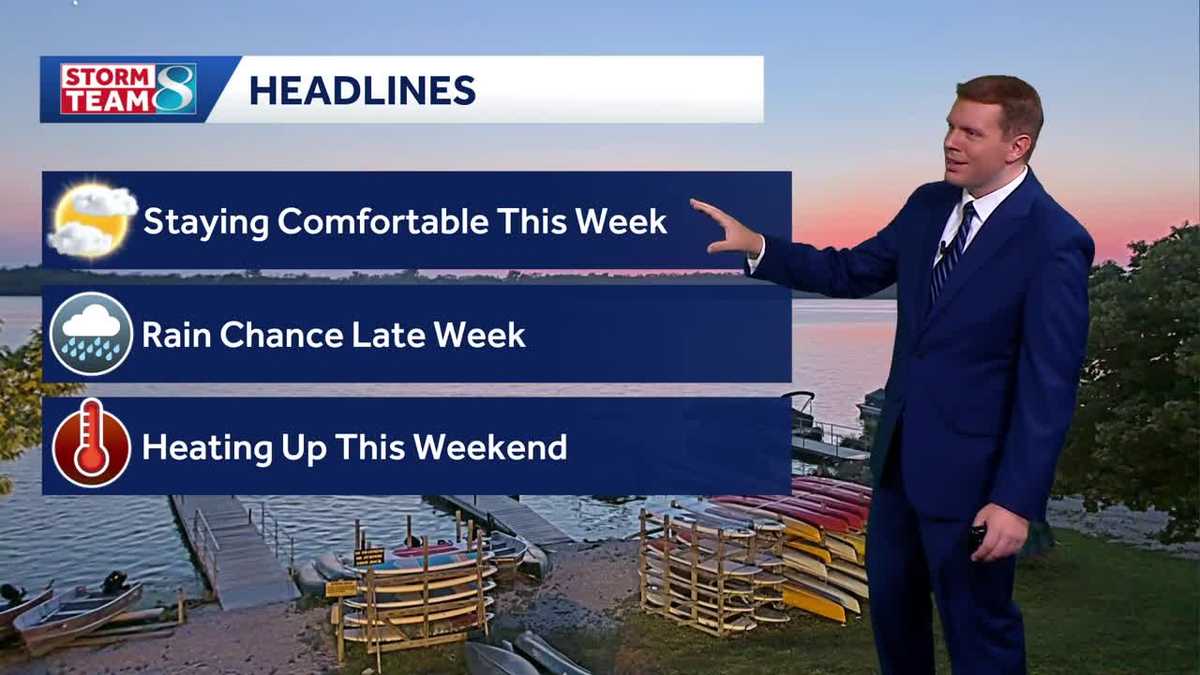 Iowa weather: Beautiful July weather settles in