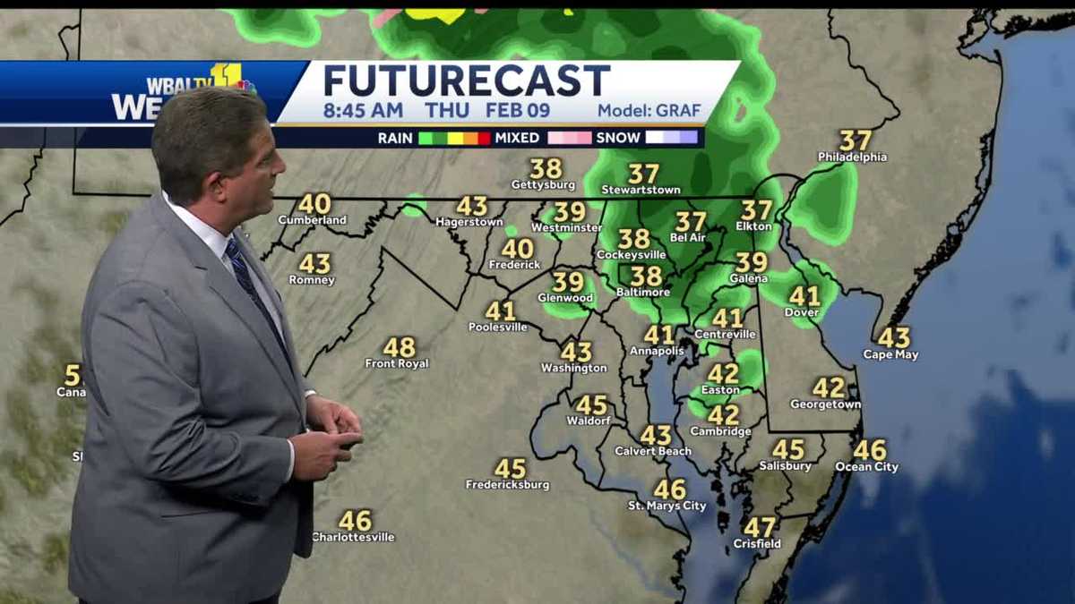 Warmer next couple of days with chances of rain